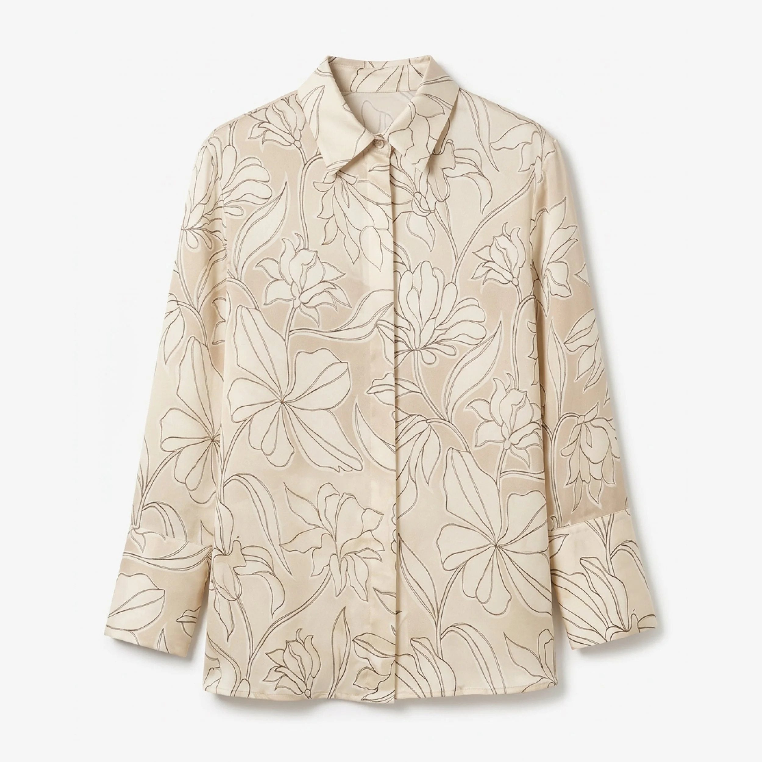Elton Apèro Blouse - Printed Burnout - 1