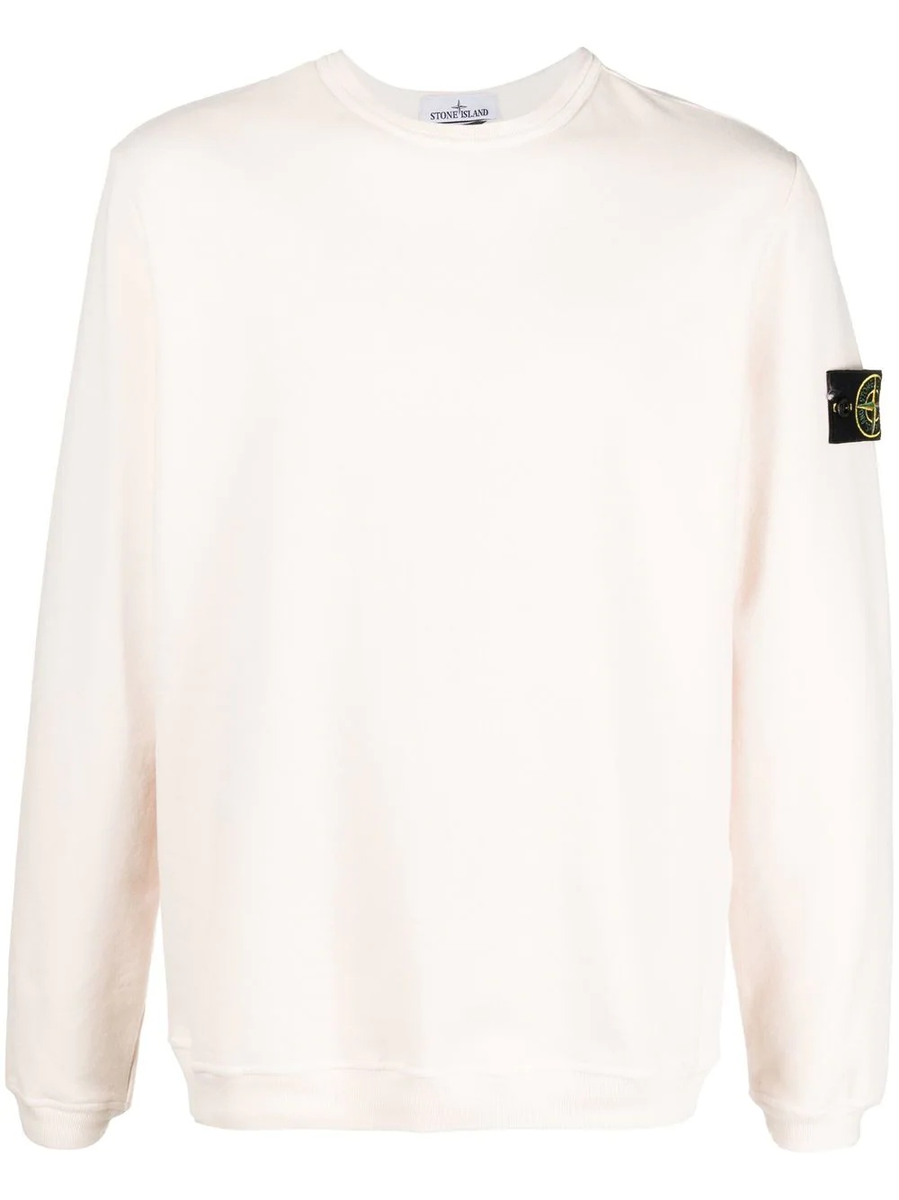 Compass-patch cotton sweatshirt - 1