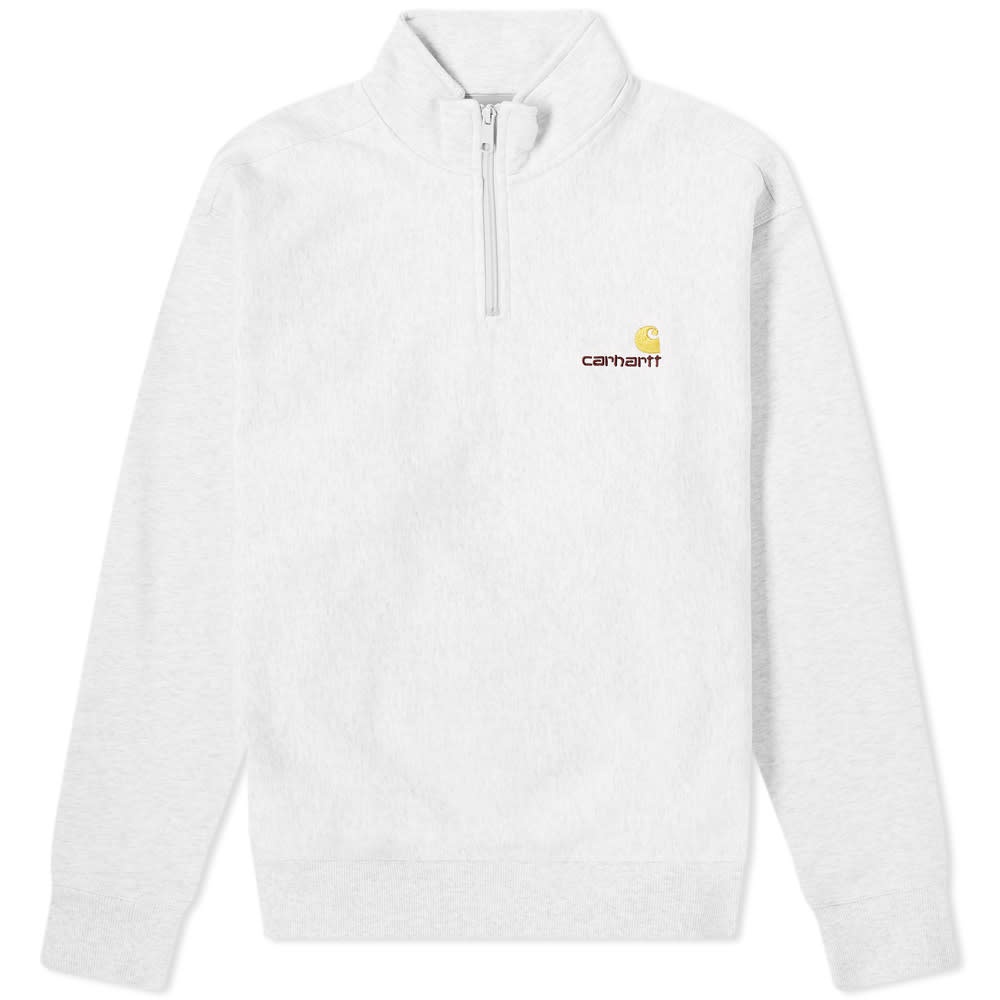 Carhartt WIP Half Zip American Script Sweat - 1