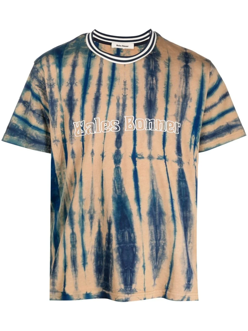 logo-print tie-dye T-shirt - 1