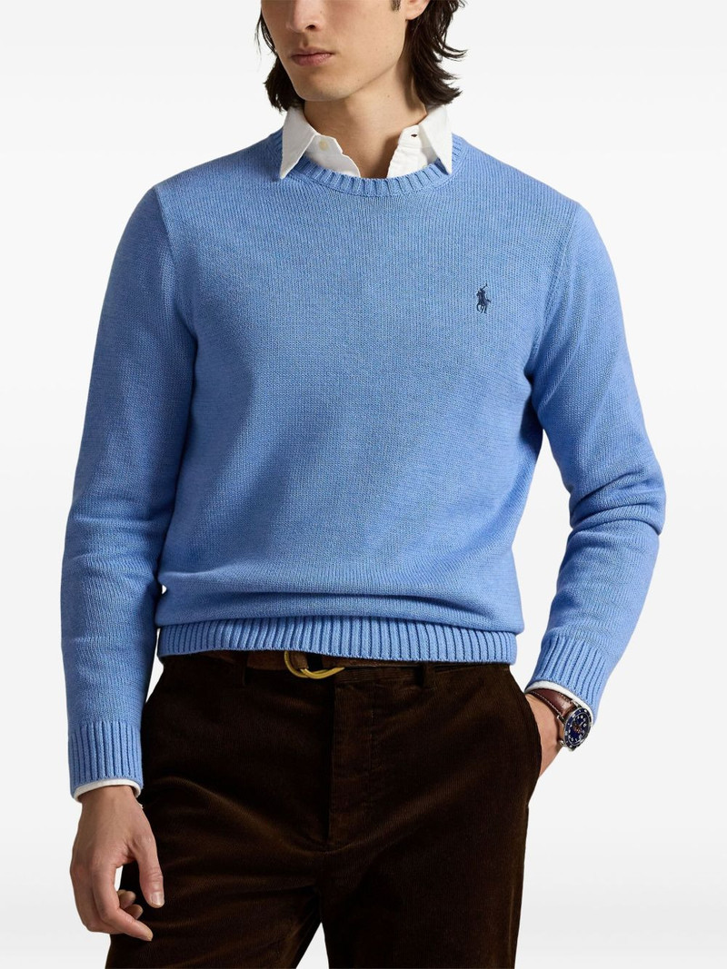 crew-neck cotton jumper 3