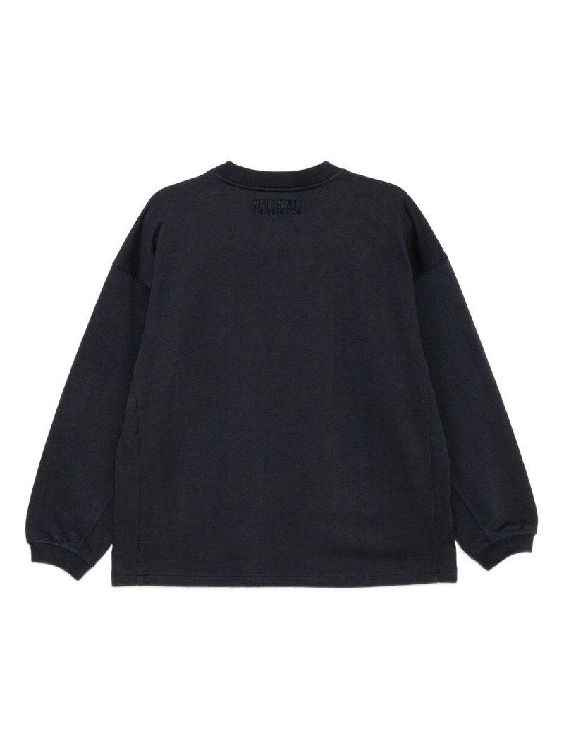 VETEMENTS oval logo hoodie outlook