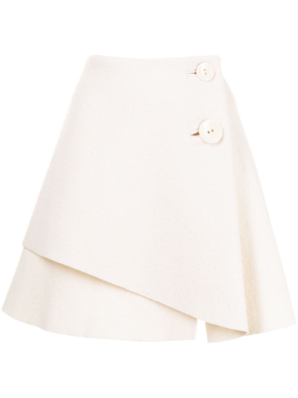 layered a-line mini skirt - 1