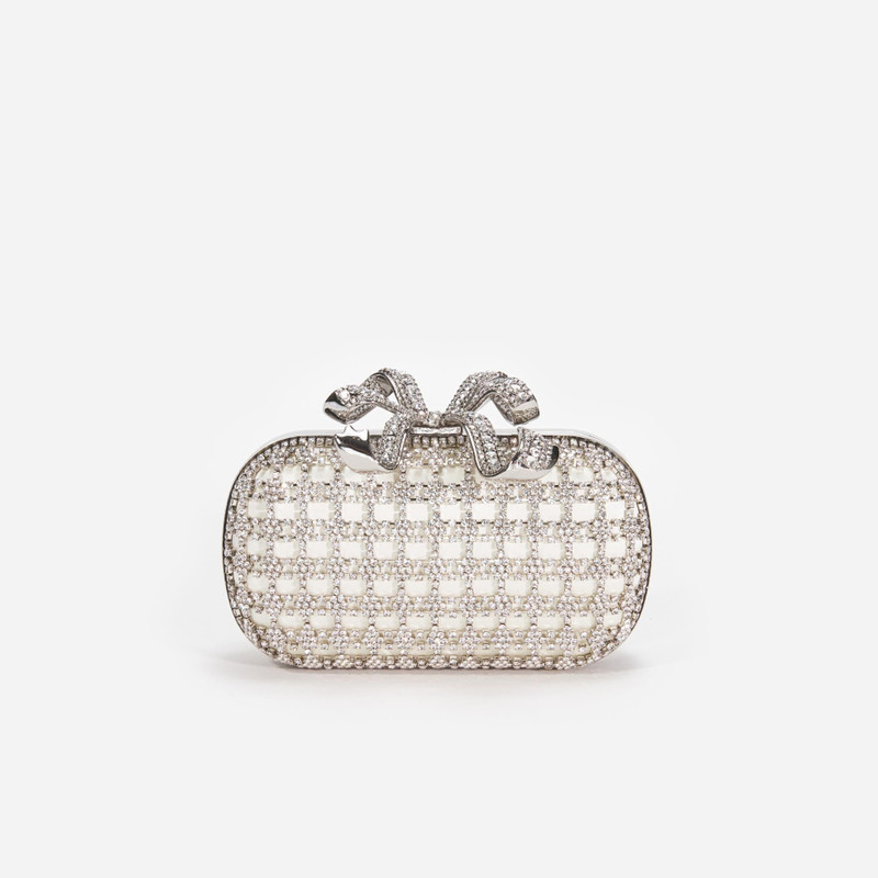 Champagne Crystal Clutch Bag 1