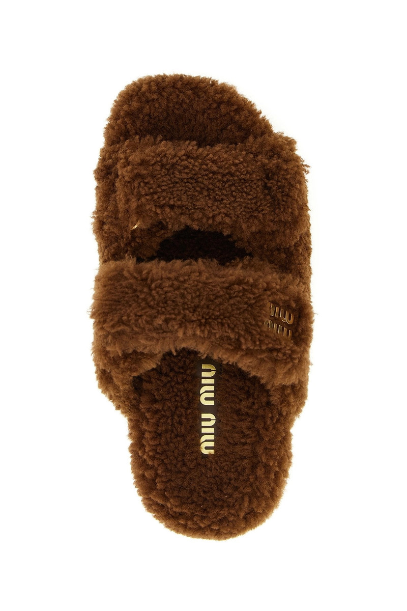Shearling sandals 4