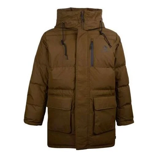 Converse Mid-Length Down Fill Puffer Jacket 'Olive Green' 10019323-A02 - 1