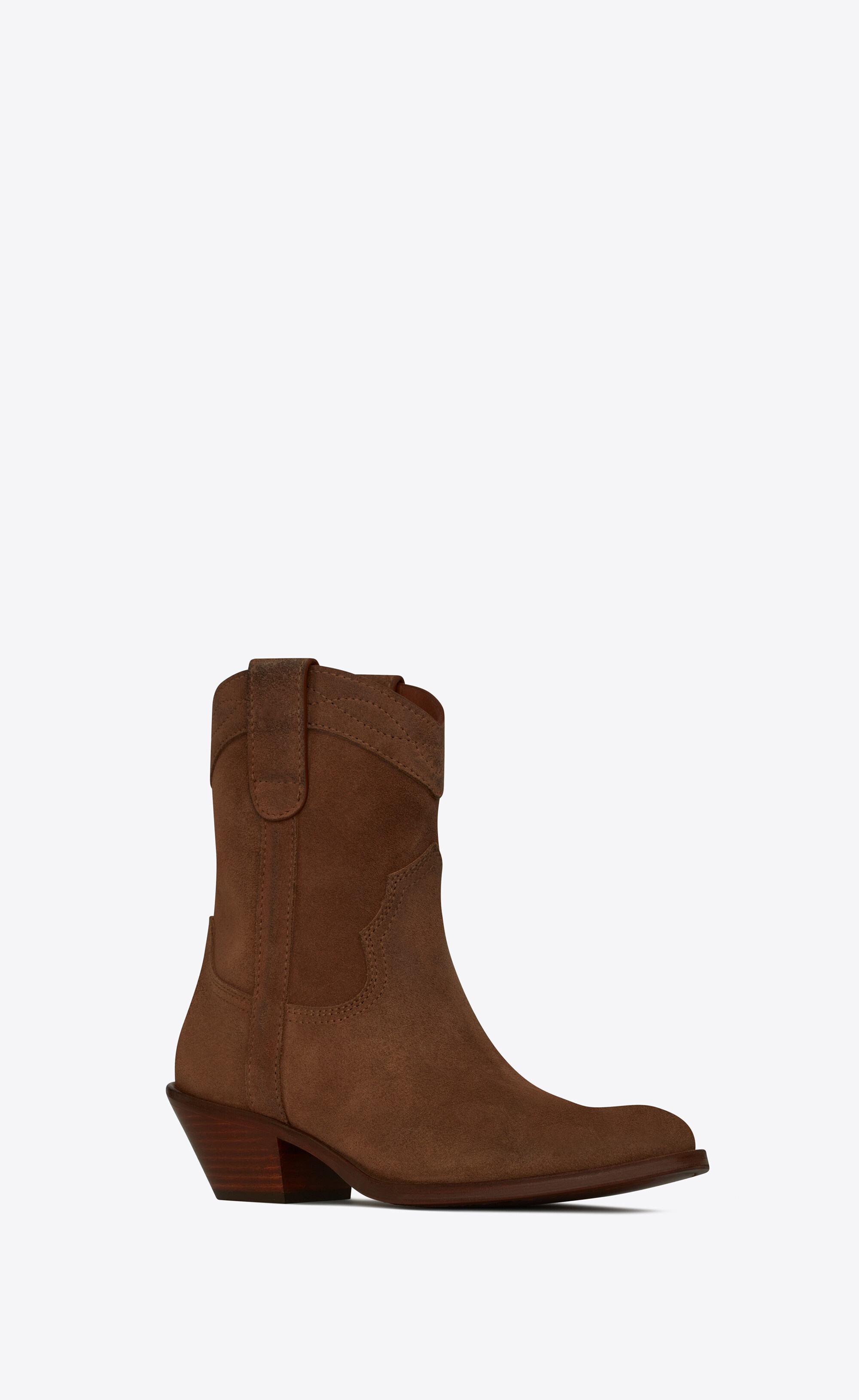 eastwood santiag boots in suede - 3