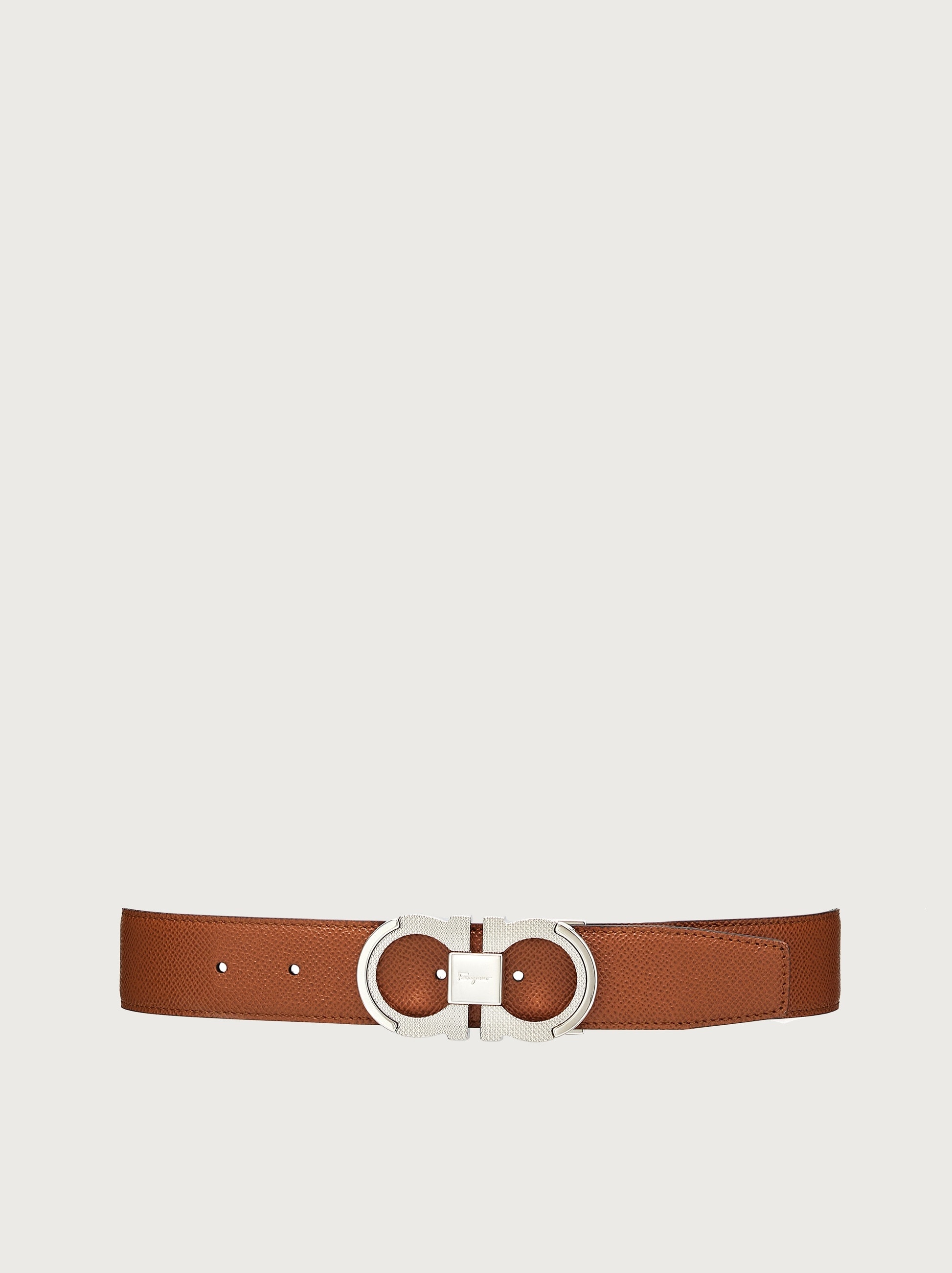 Reversible and adjustable Gancini belt - 1