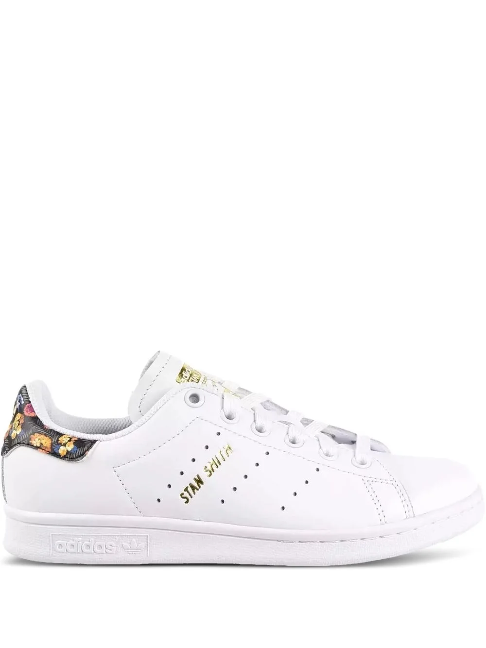 Stan Smith "White/Gold Floral" sneakers - 1