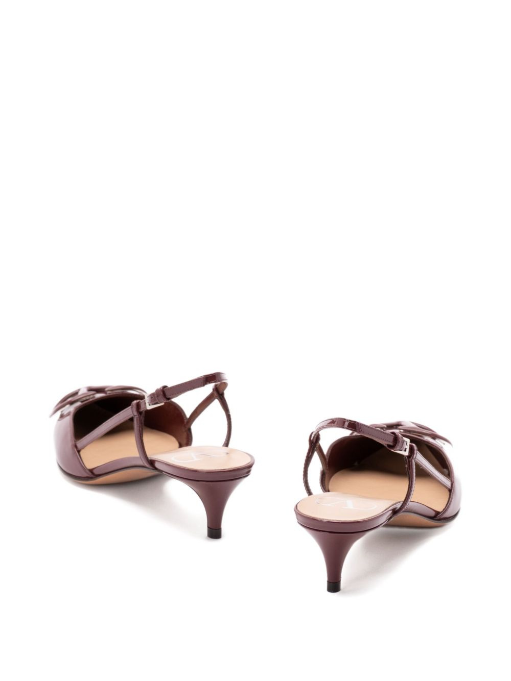 40mm Vlogo slingback pumps - 3