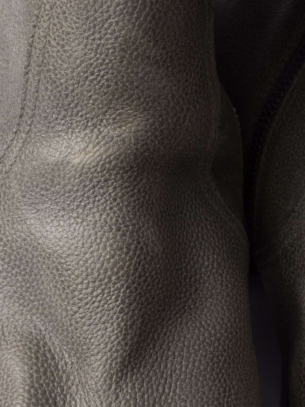 leather biker boots - 5