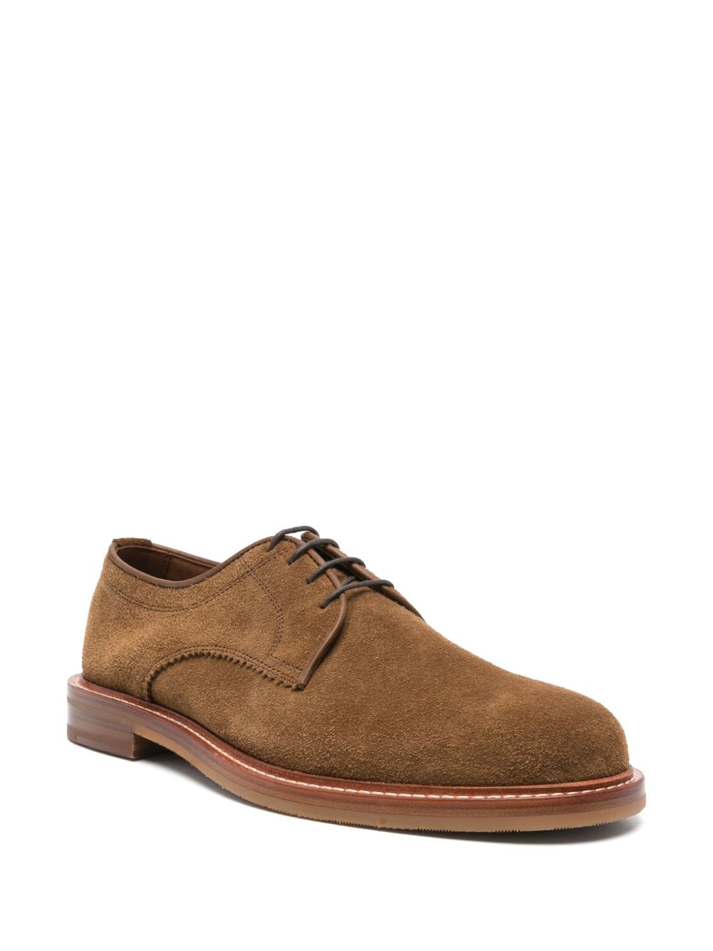 suede derby shoes - 2