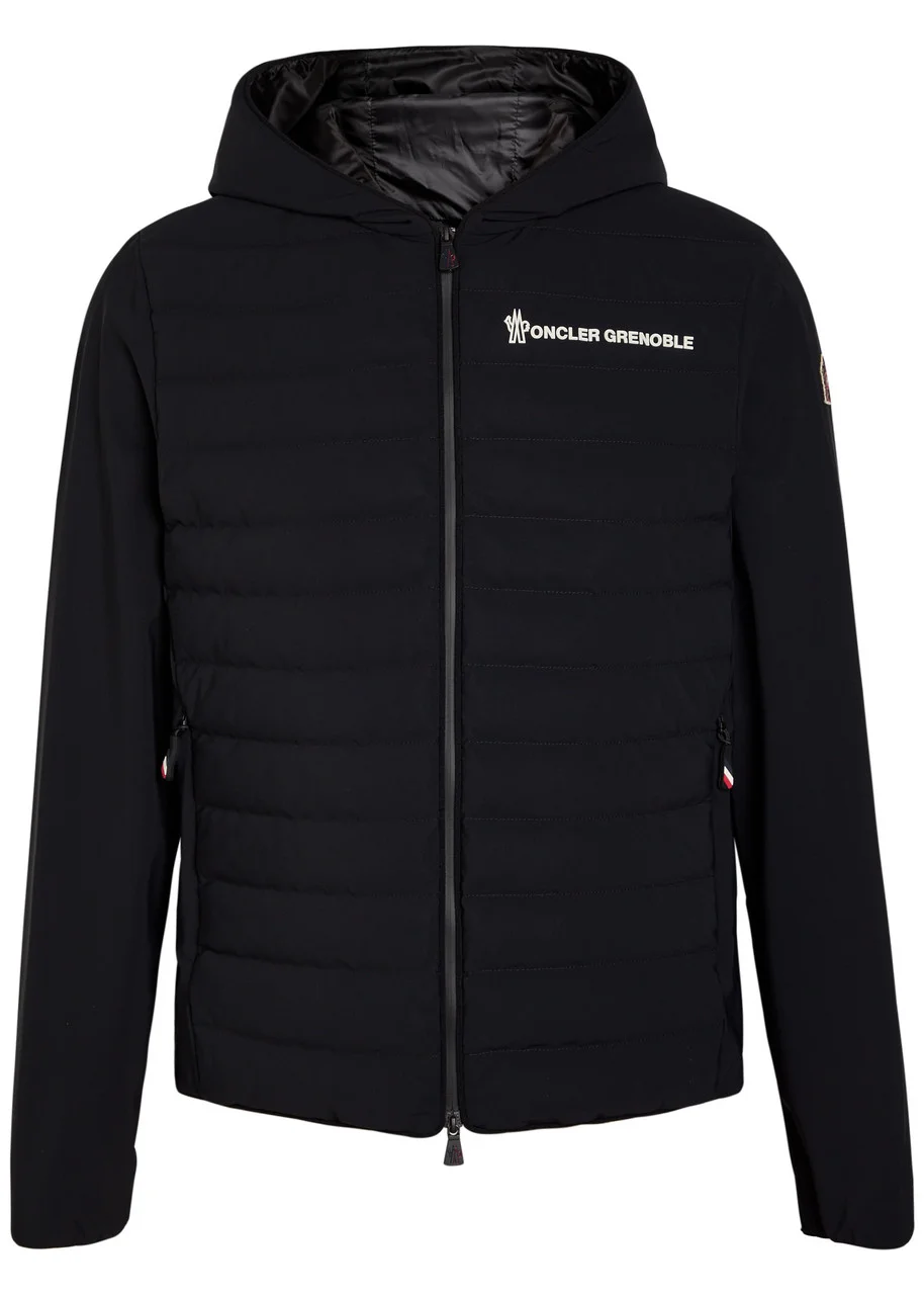 Moncler Grenoble Logo Hooded Shell Jacket - 1