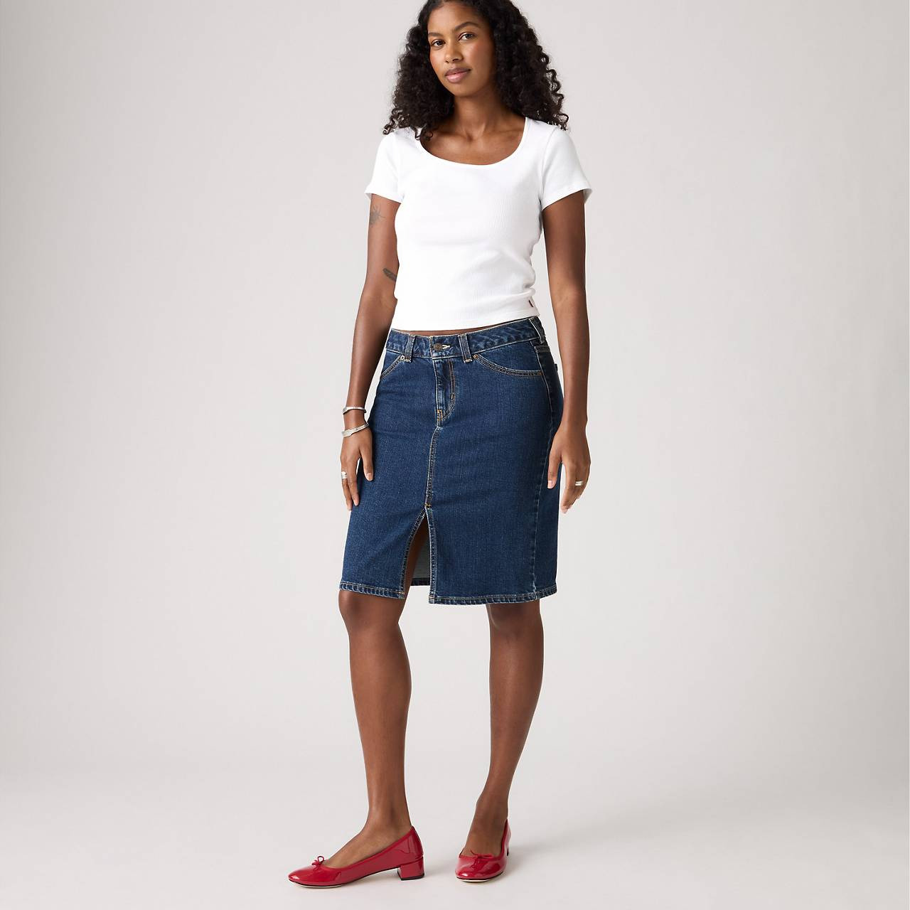 LOW MIDI SKIRT - 3