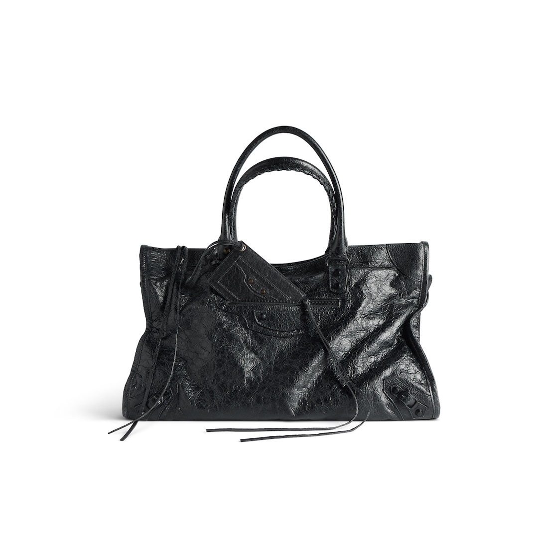 Women's Le City Charm Card Case Mirror in Black - 3