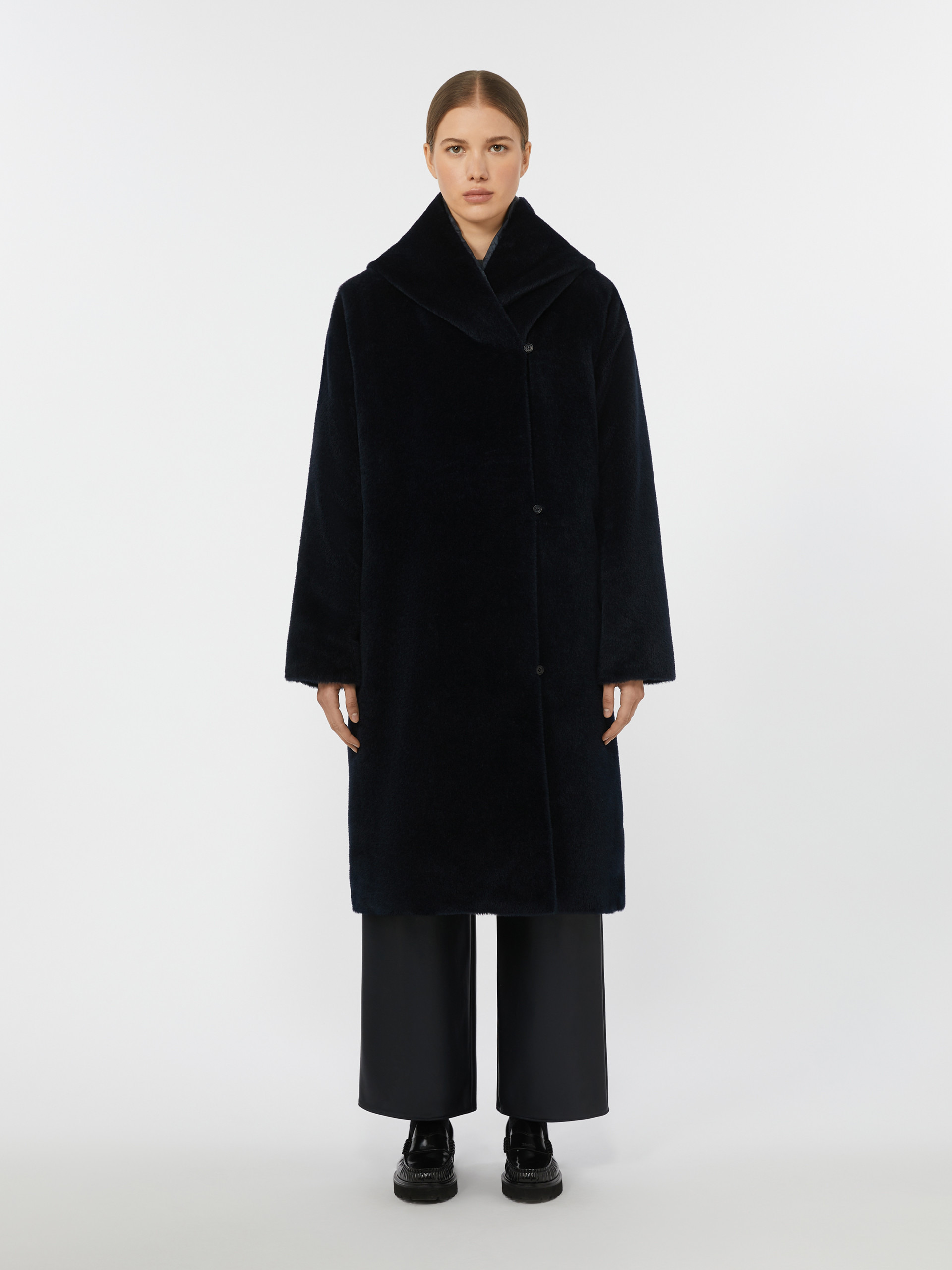 ORION Reversible down jacket in water-repellent fabric and faux fur - 3