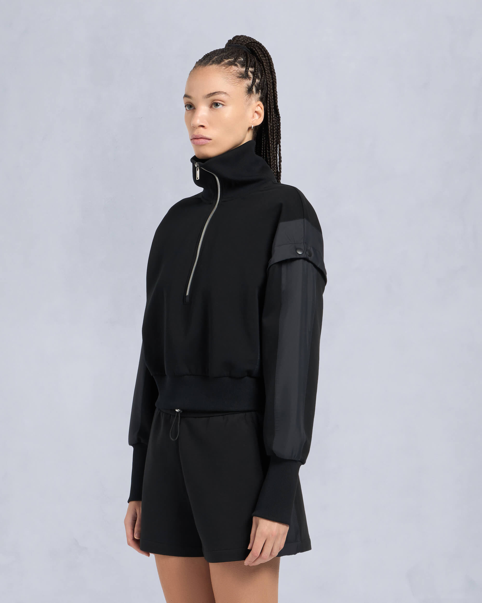 MIXMEDIA QUARTER-ZIP SWEATER - 3