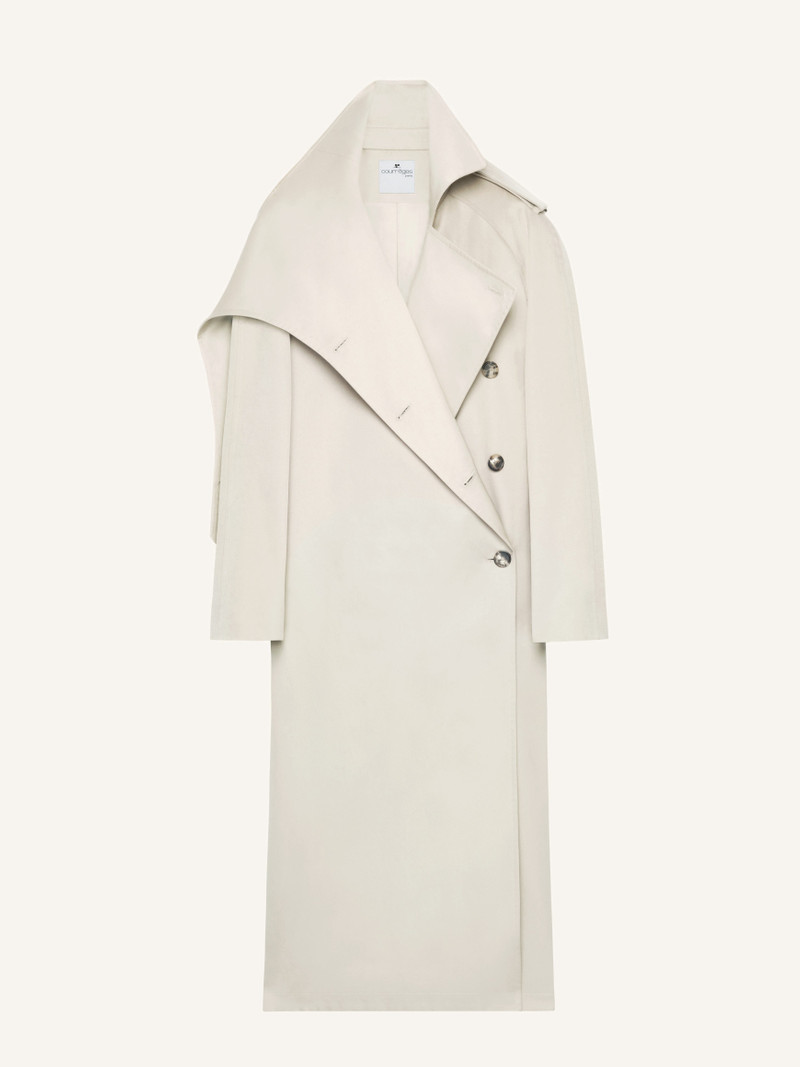 LONG OBLIQUE TRENCH COAT 1