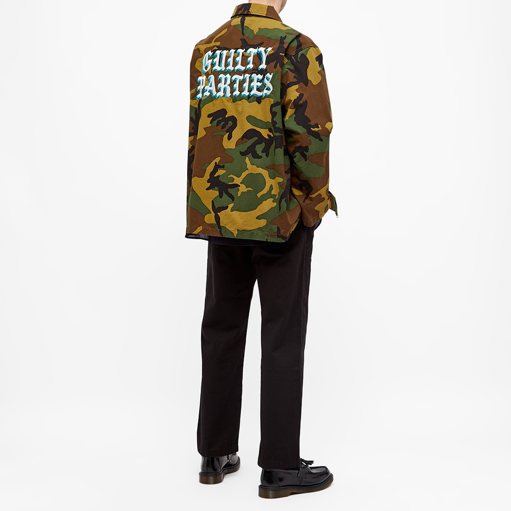 Wacko Maria Woodland Camo Army Shirt - 7