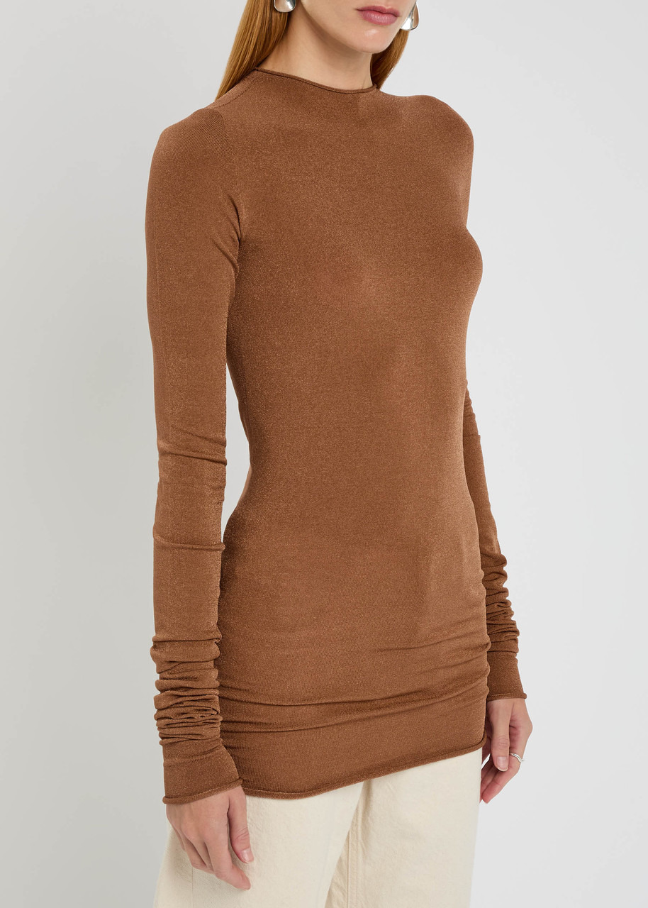 Armarium Sita Roll-trimmed Fine-knit top - 2