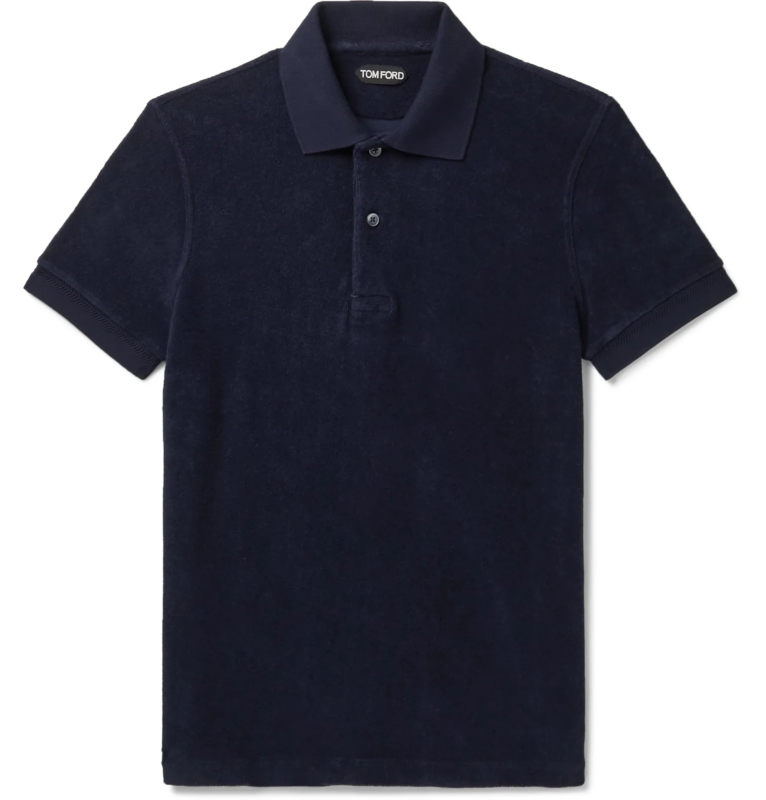 Slim-Fit Cotton-Terry Polo Shirt - 16