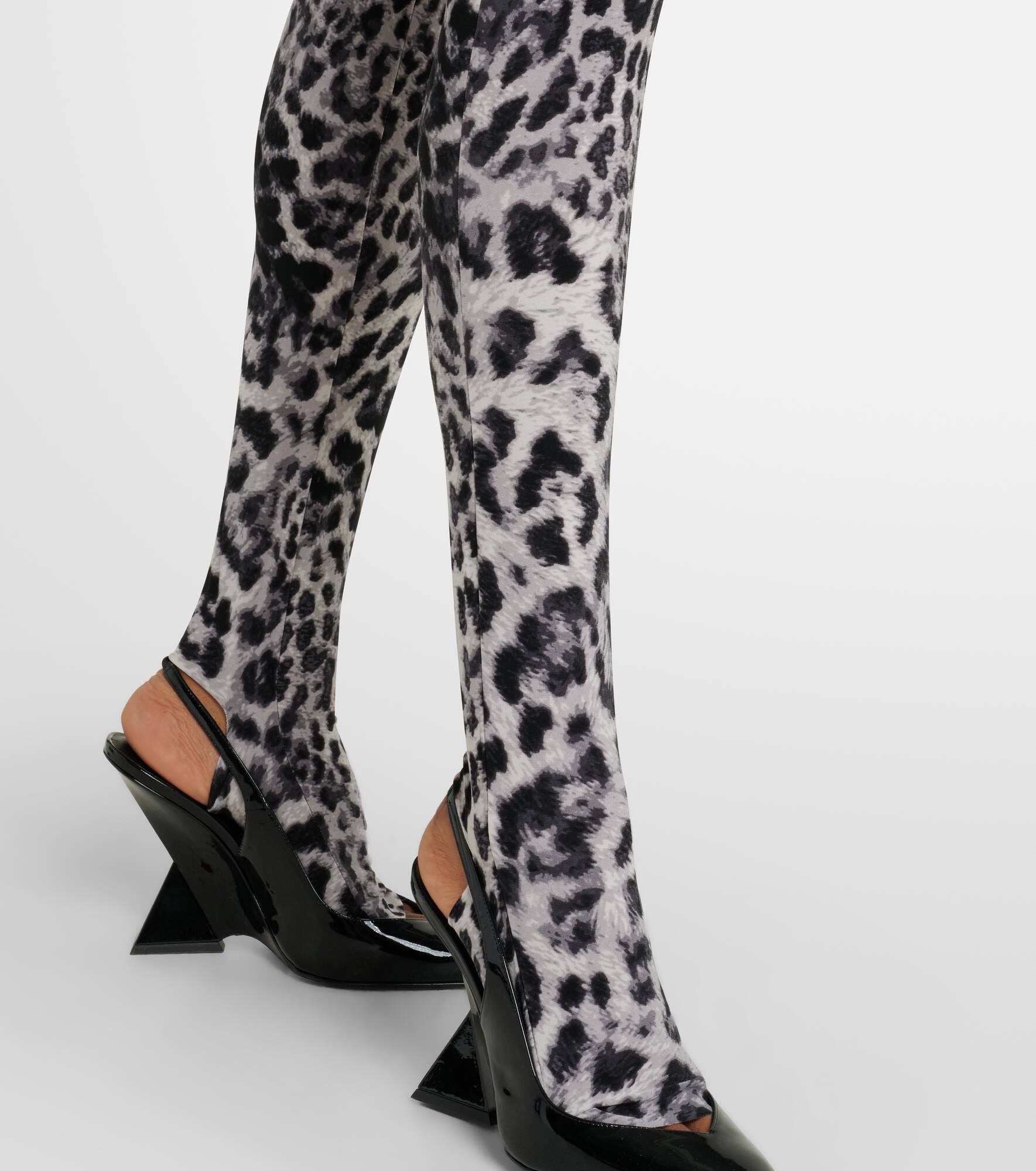 Leopard-print jersey catsuit - 6