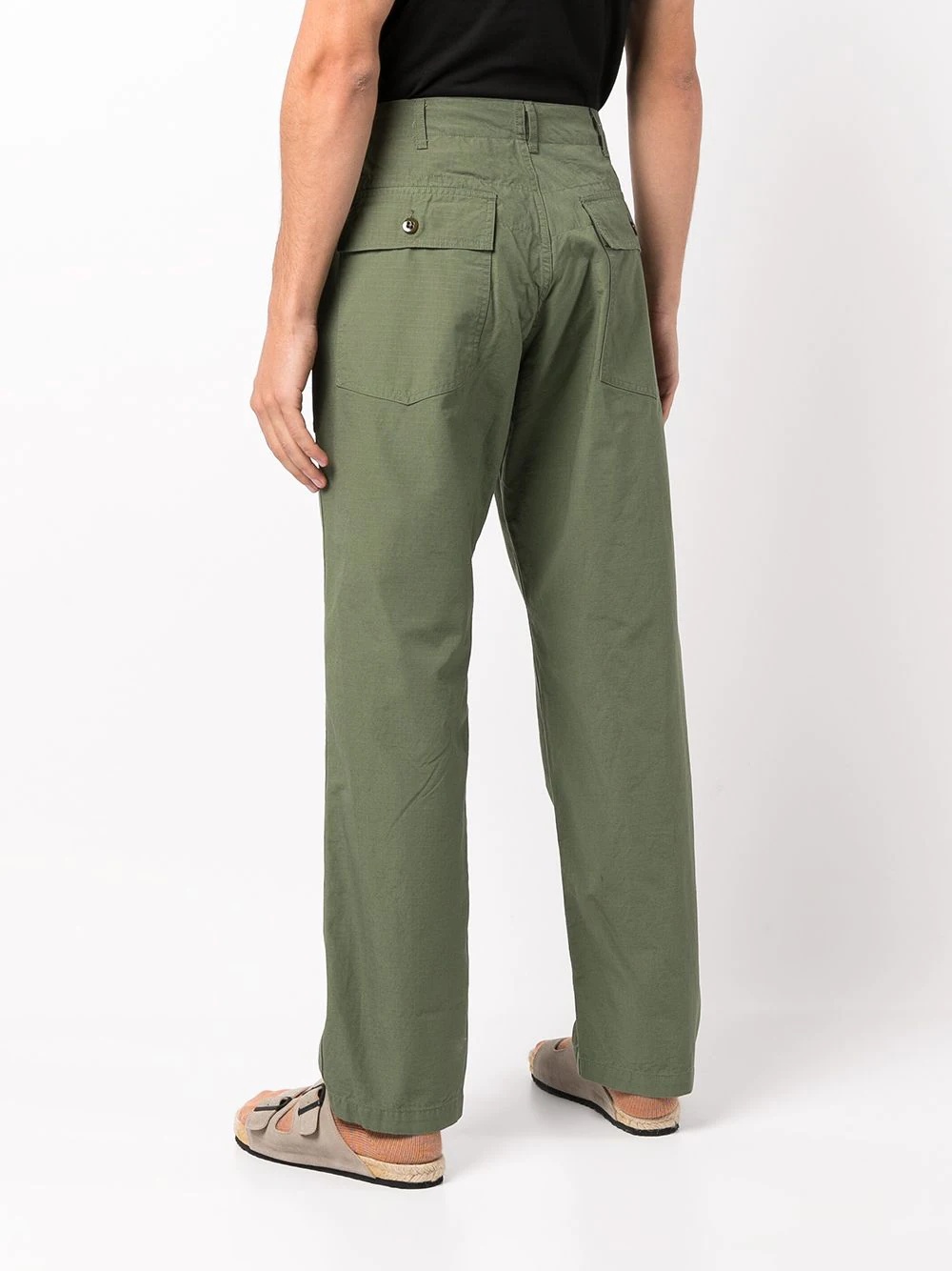 straight-leg trousers - 4