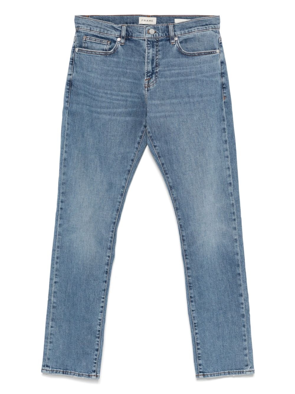 bleached-effect jeans - 1