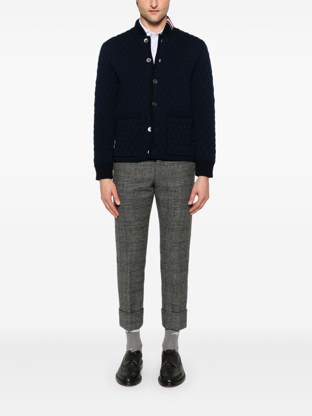 RWB stripe-detail quilted jacket - 2