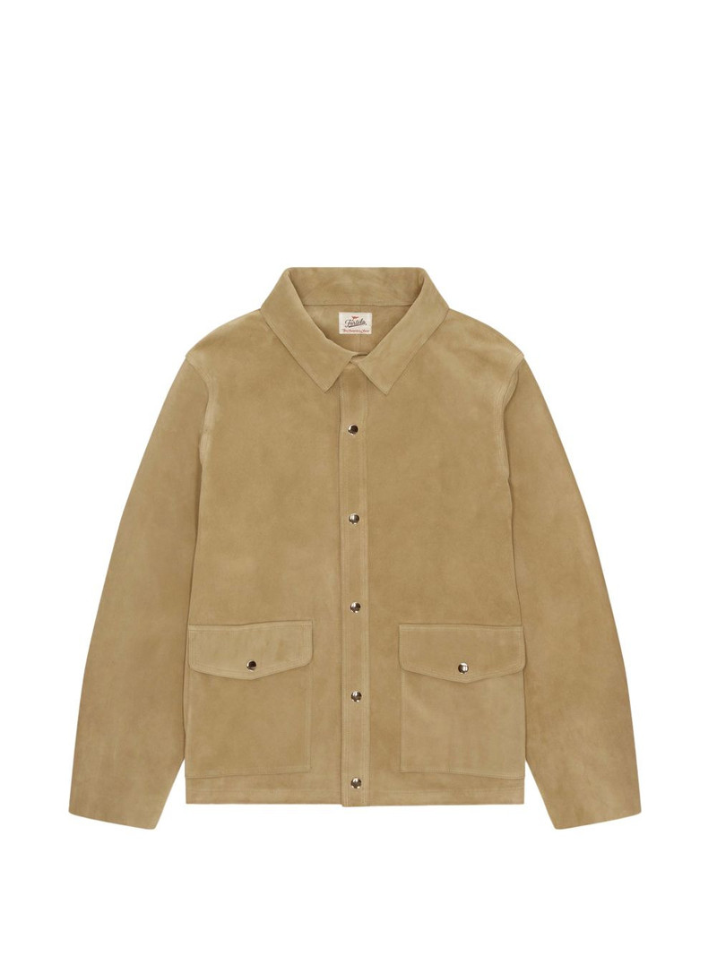 patch-pocket suede jacket 1
