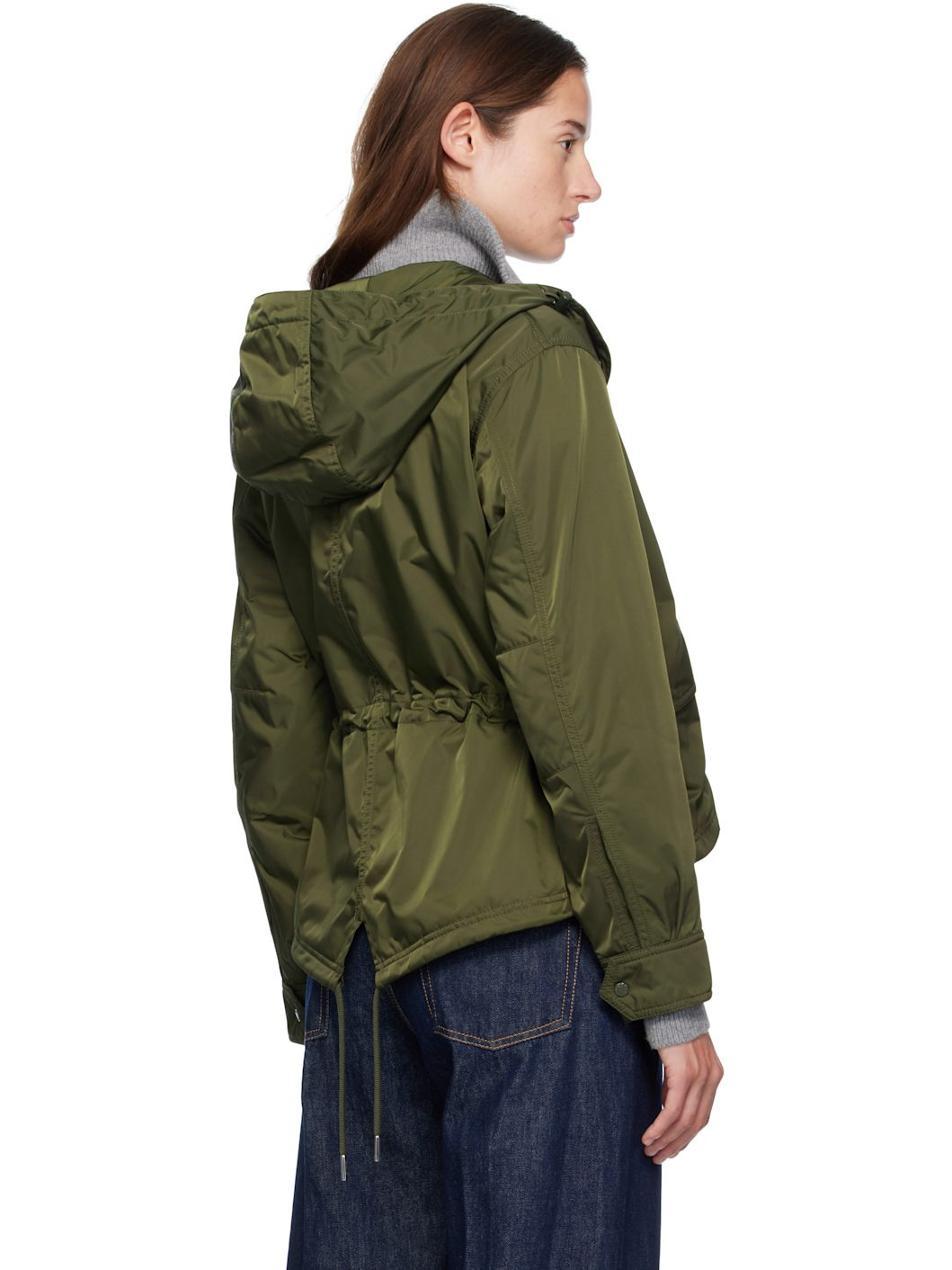 Green Noizay Hooded Parka Jacket - 3