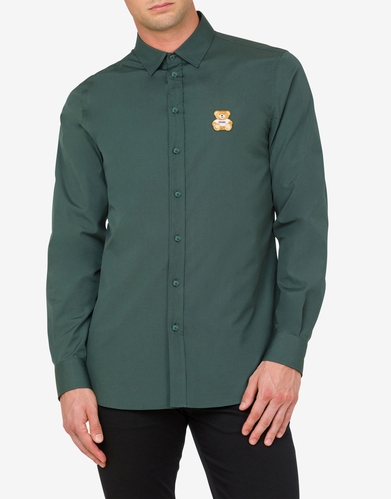 Moschino TEDDY PATCH POPLIN SHIRT outlook