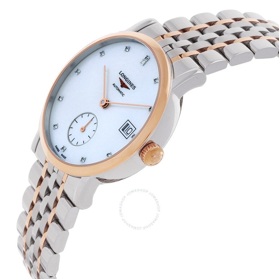 Longines Elegant Automatic Diamond White Dial Ladies Watch L4.312.5.87.7 - 2
