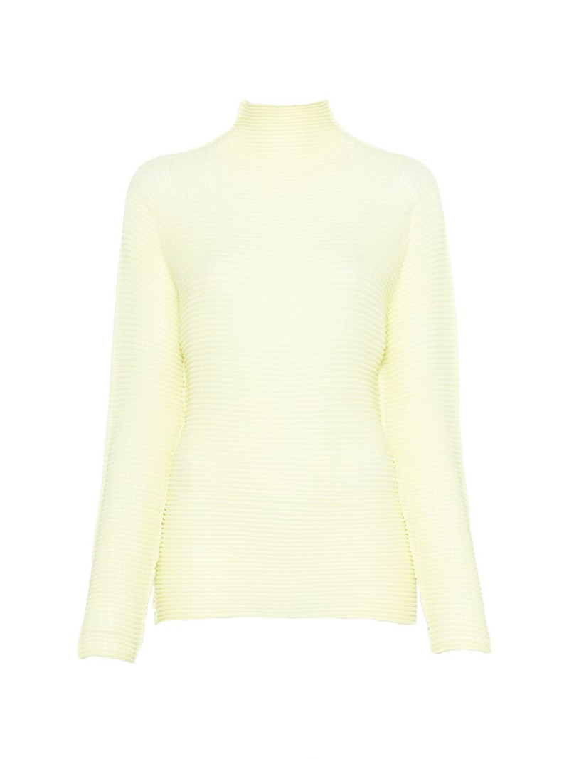 ribbed roll-neck blouse 1