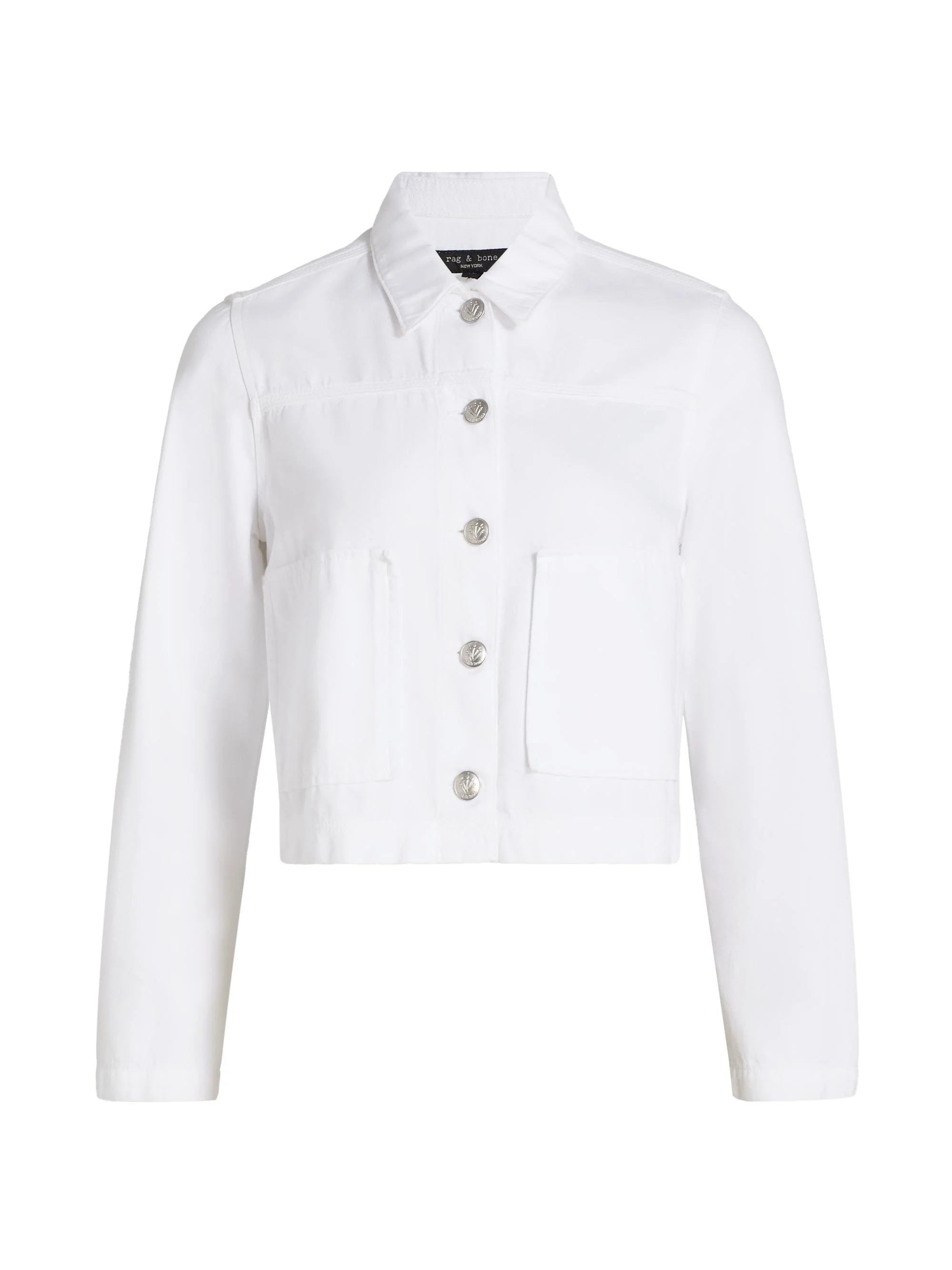 Women's Adrianna Featherweight Denim Jacket - White - 1