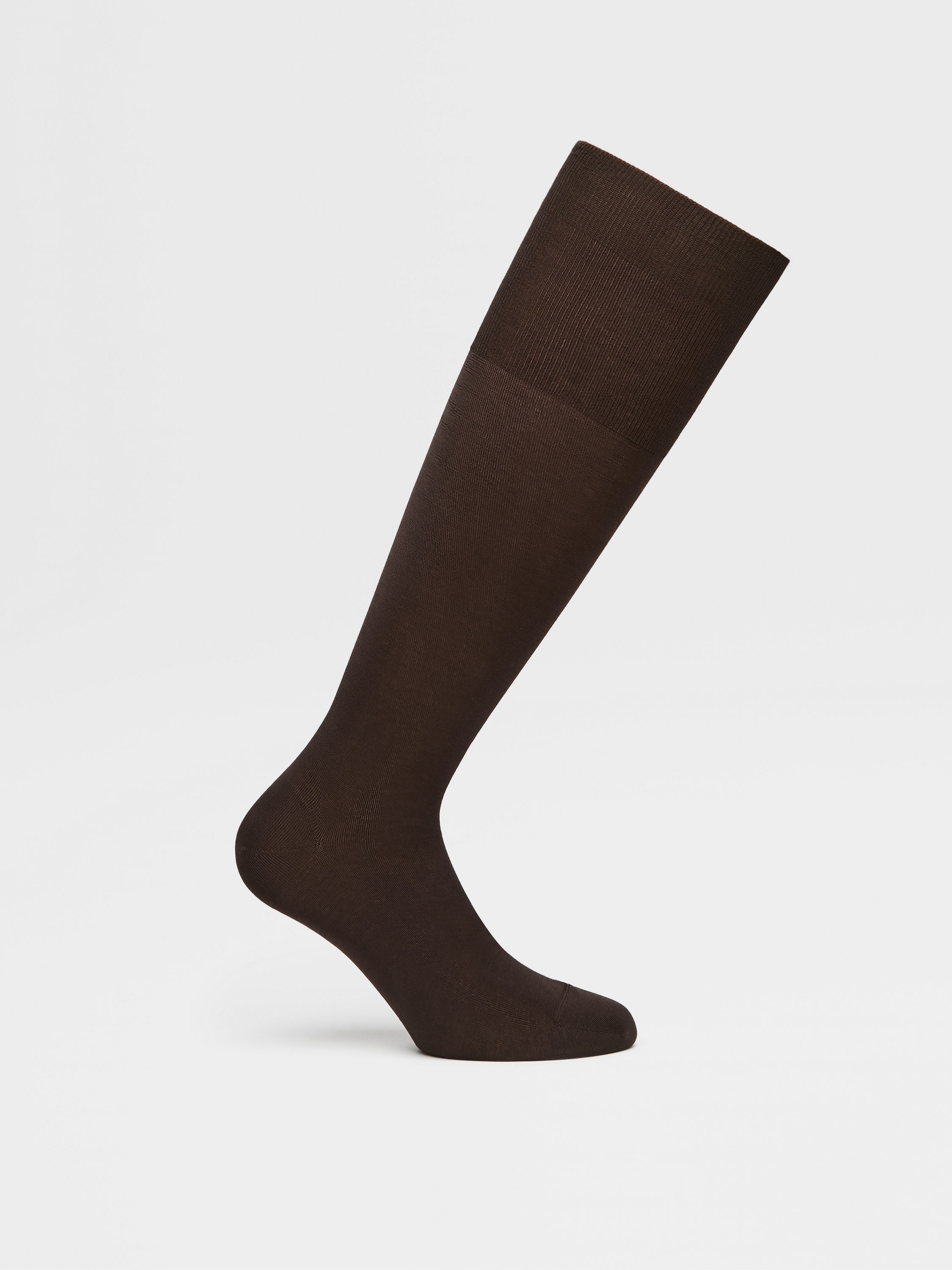 BROWN COTTON SOCKS - 3