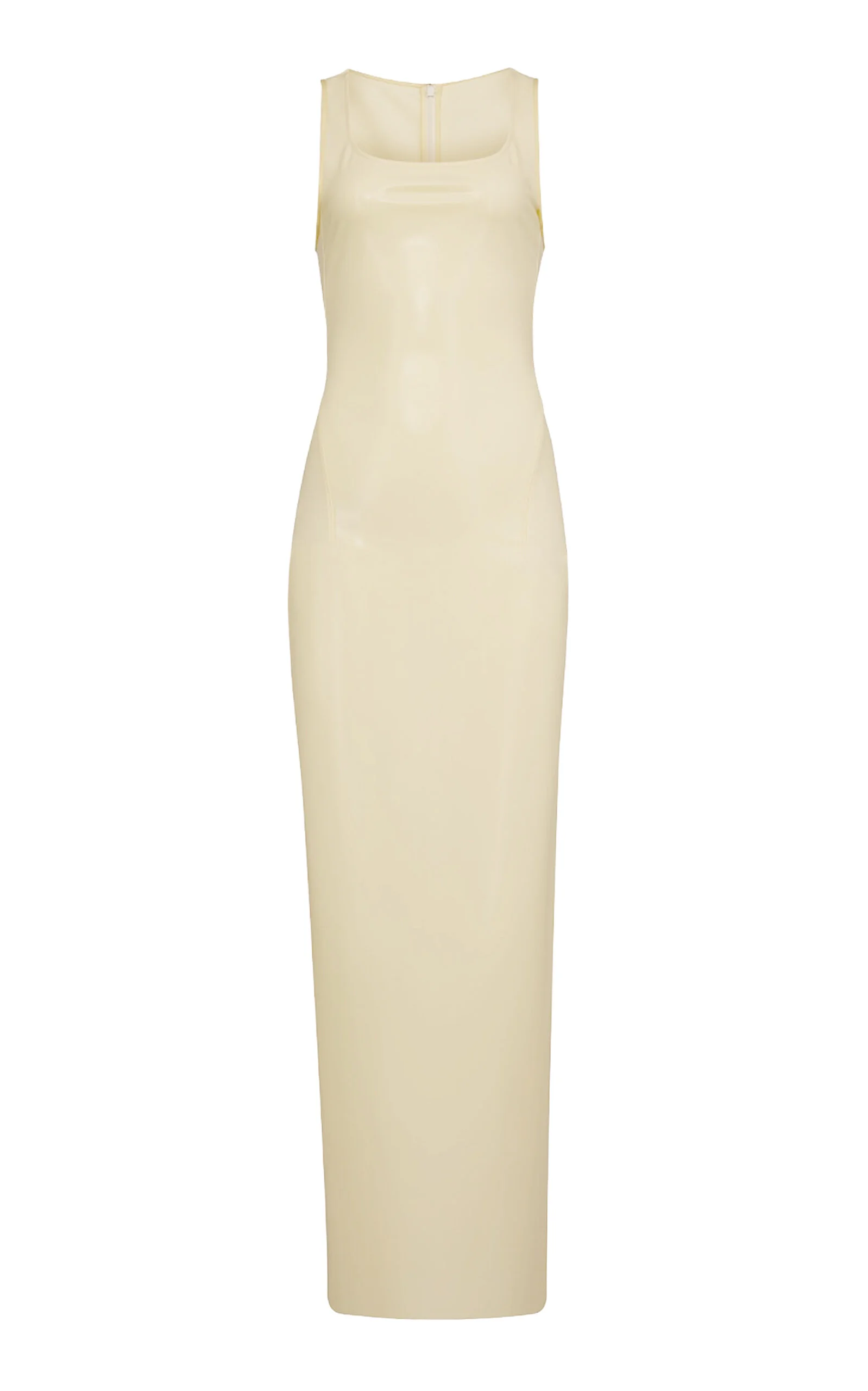 Latex-Jersey Maxi Dress - 1