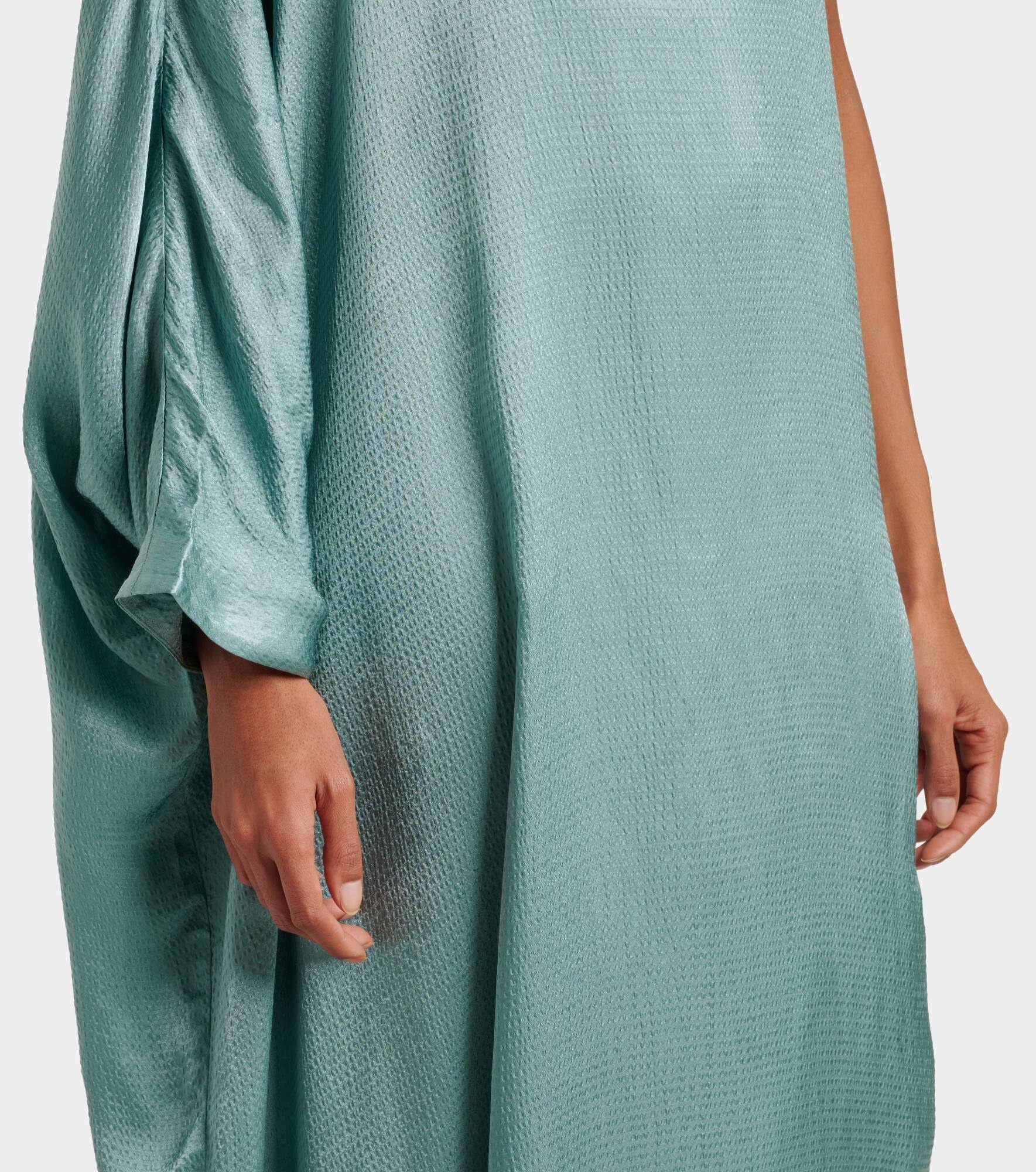 Sonia one-shoulder satin maxi dress - 6