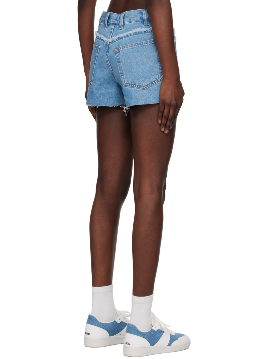 Blue Holly Denim Shorts - 3
