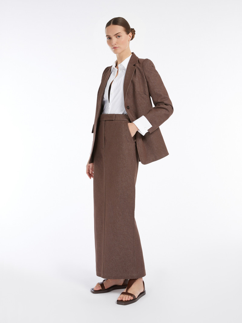 Max Mara ANGORA1234 Stretch cotton shirt outlook