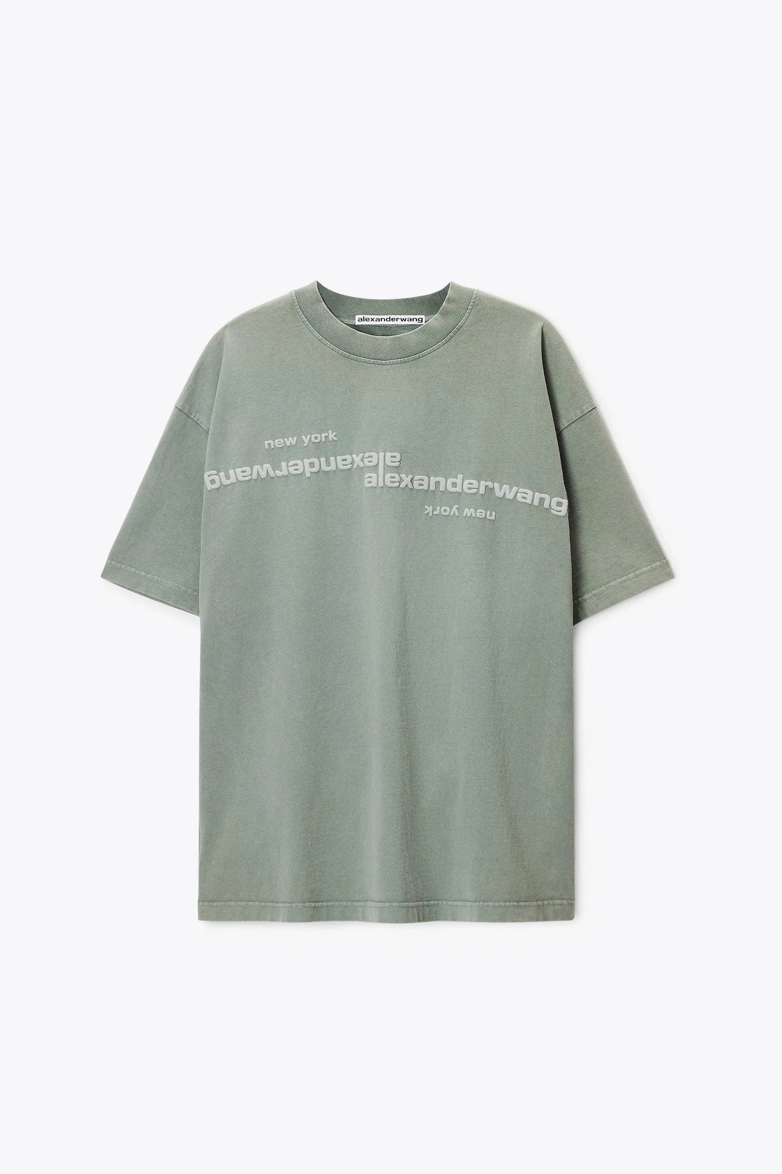 mirrored logo tee - 1