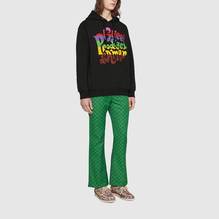 Gucci FW21 Prodige d Amour Print Men's Black 623244-XJC8S-1043 - 2