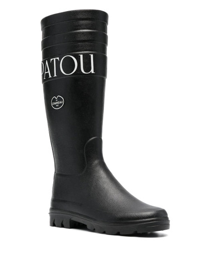 PATOU x Le Chameau logo-print boots outlook