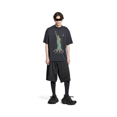 BALENCIAGA Paris Liberty T-shirt Medium Fit in Black outlook