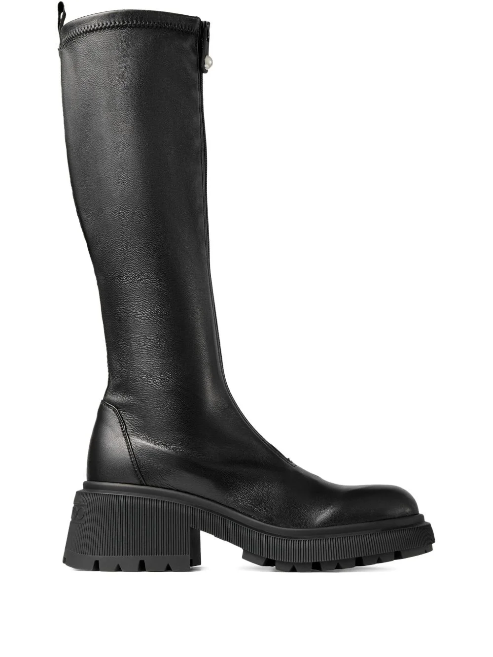 50mm Lune zip-detail platform boots - 1