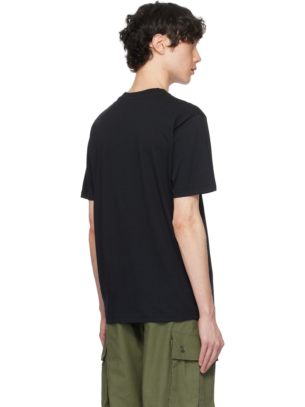 Two-Pack Black Standard Crew Neck T-shirts - 3