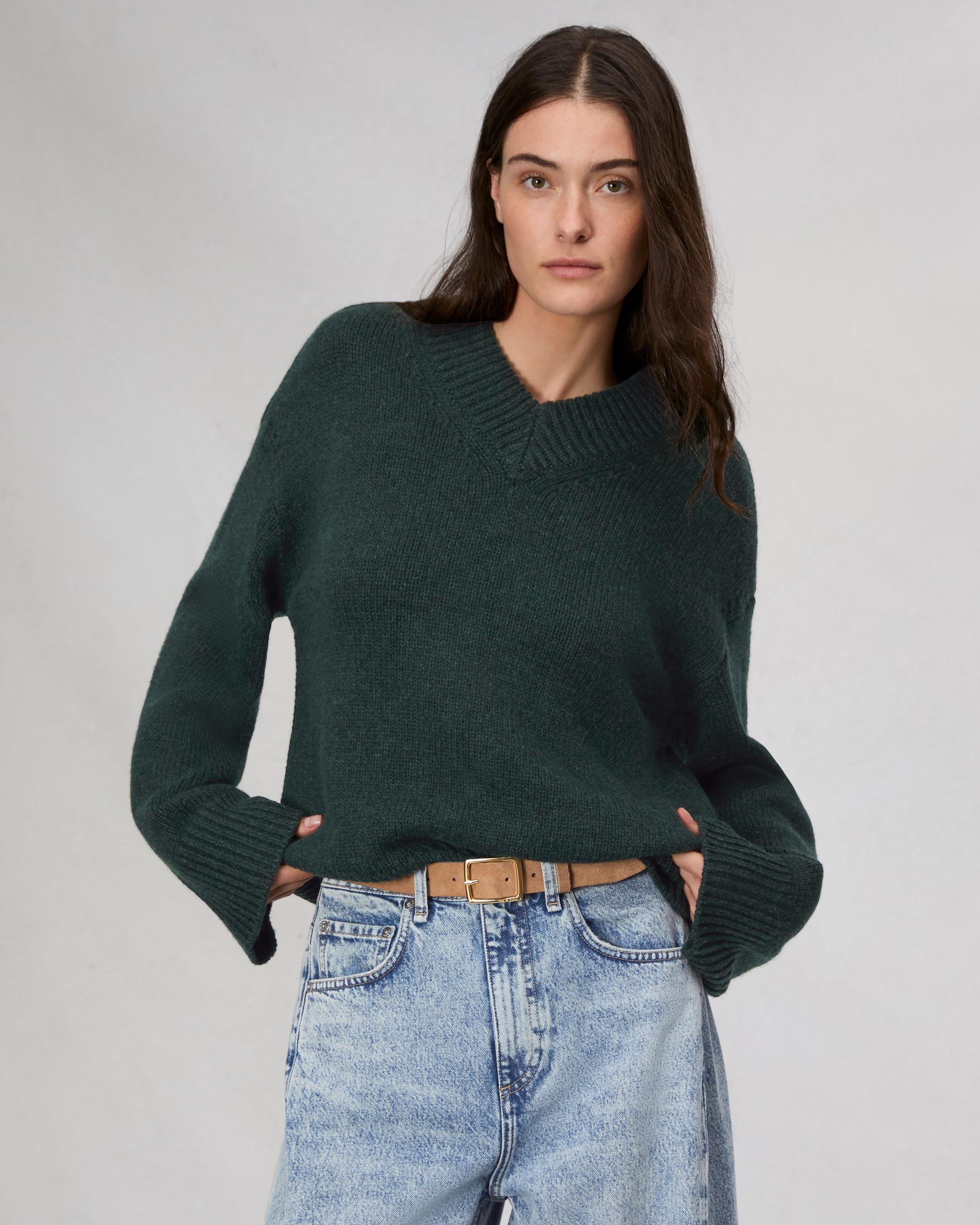 Danica V-Neck Sweater - 2