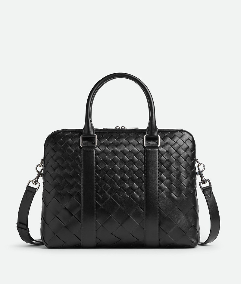 Slim Intrecciato Briefcase 1