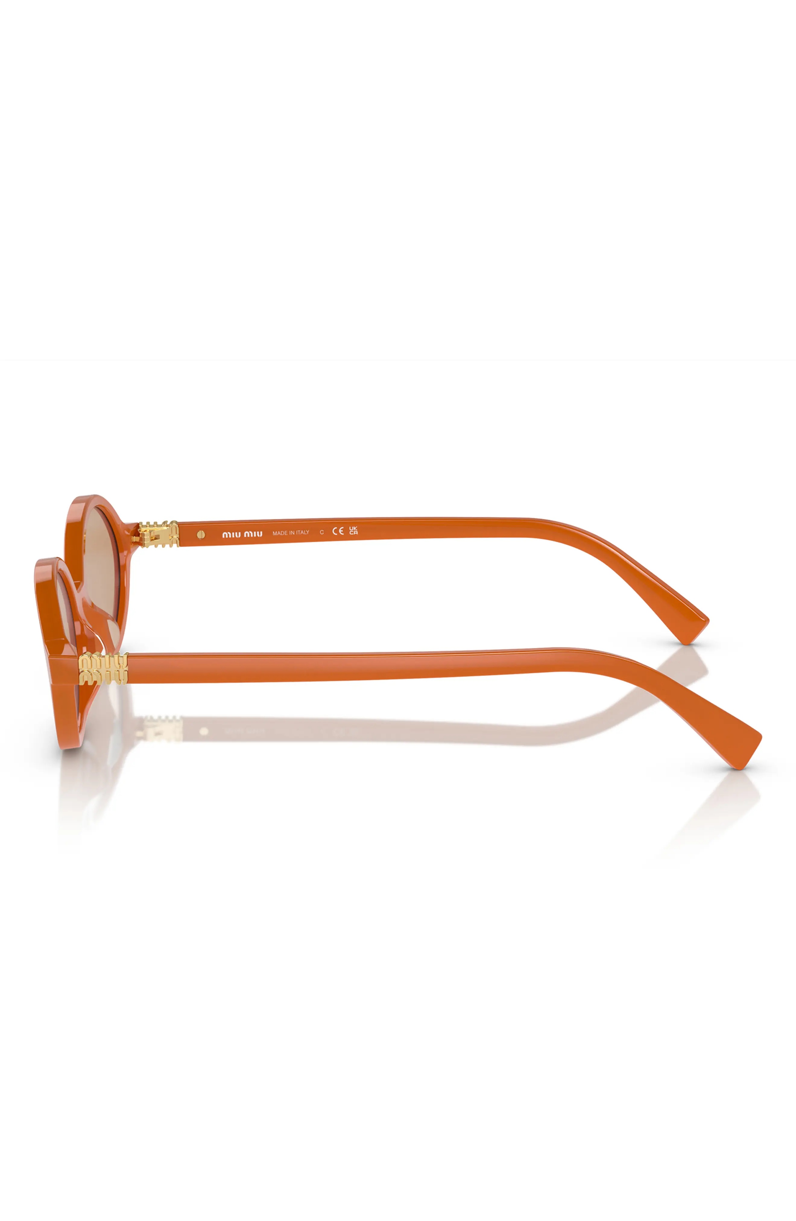 Miu Miu 50mm Oval Sunglasses | REVERSIBLE
