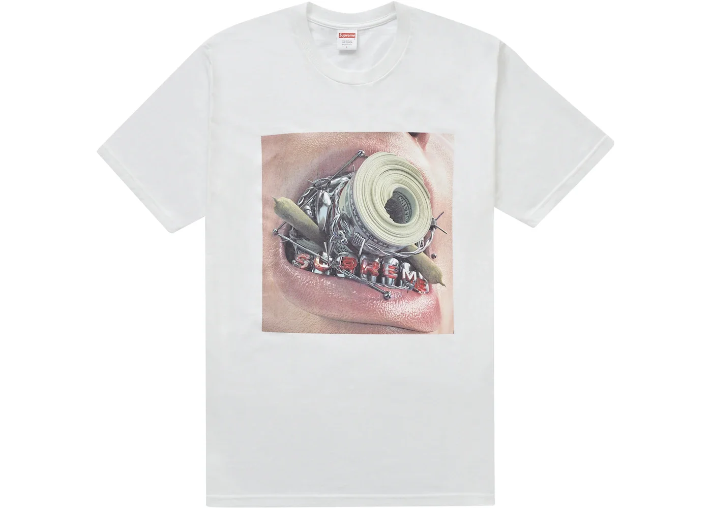 Supreme Braces Tee White - 1
